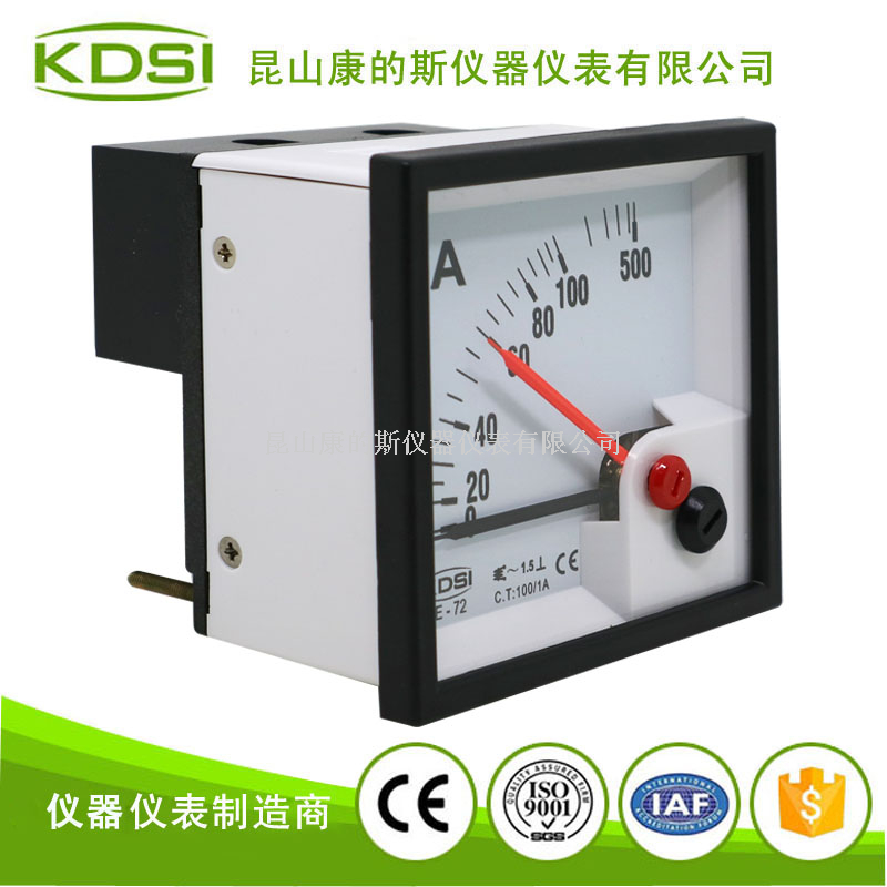 双指针交流电流表BE-72 AC100-1A 5倍-1