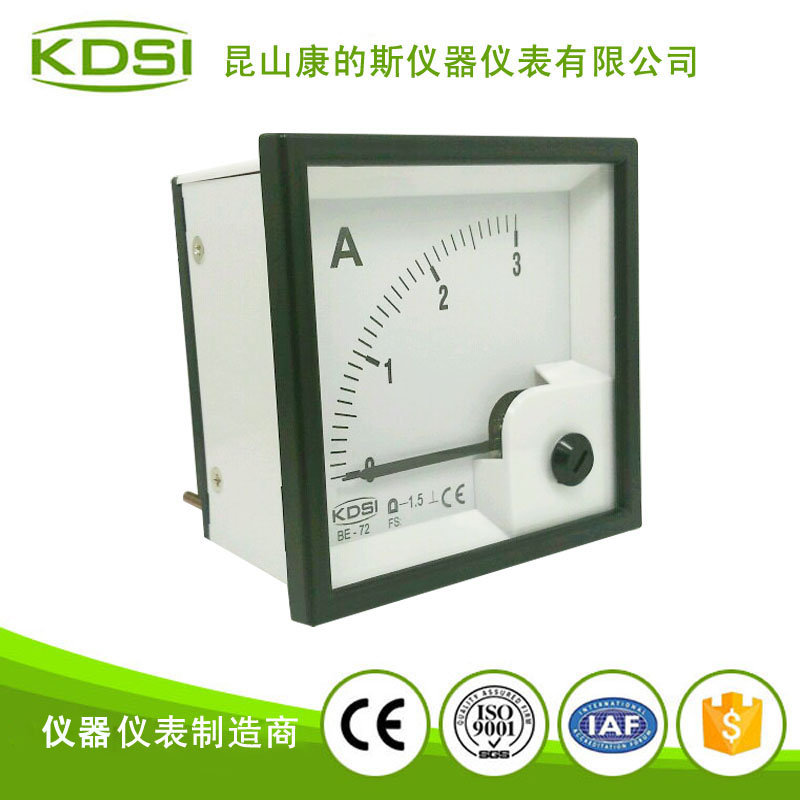 BE-72 指针式直流电流表 DC3A-1