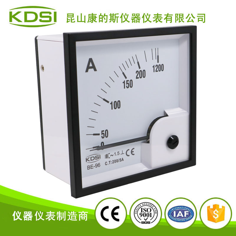 指针式交流电流表 BE-96 AC200-5A 6倍-1