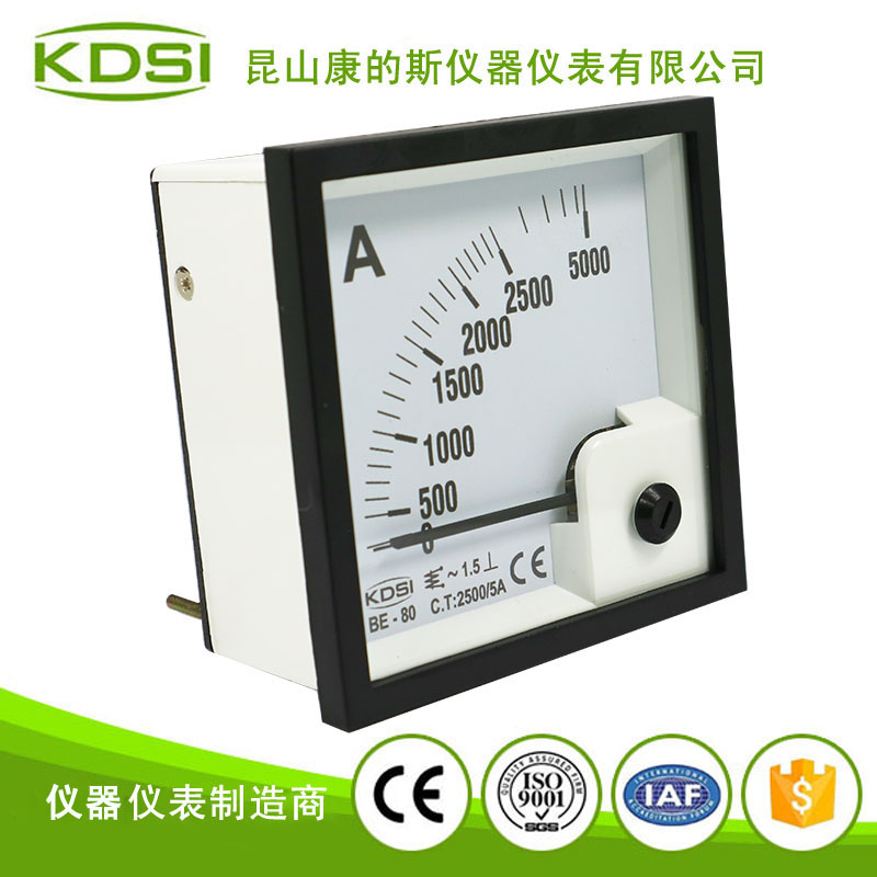指针式交流电流表BE-80 AC2500-5A-2