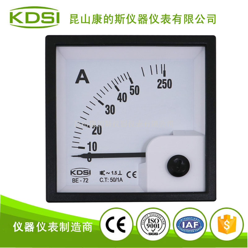 指针式交流电流表BE-72 AC50-1A 5倍
