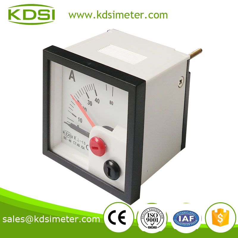 双指针 指针式交流电流表 BE-48 AC40-5A-2