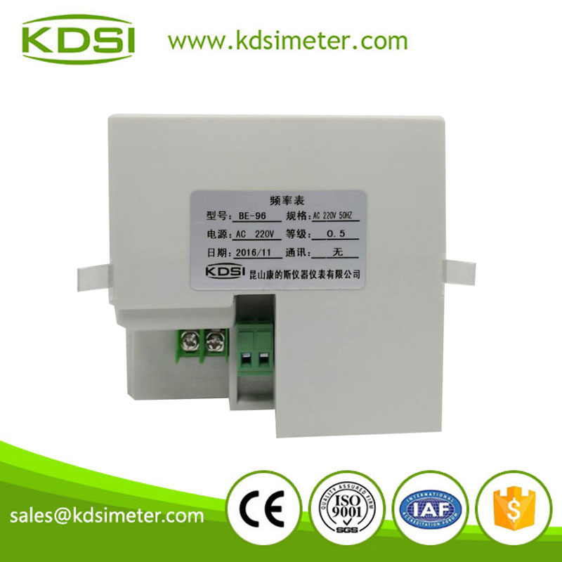 BE96 出口型单相频率表-背面