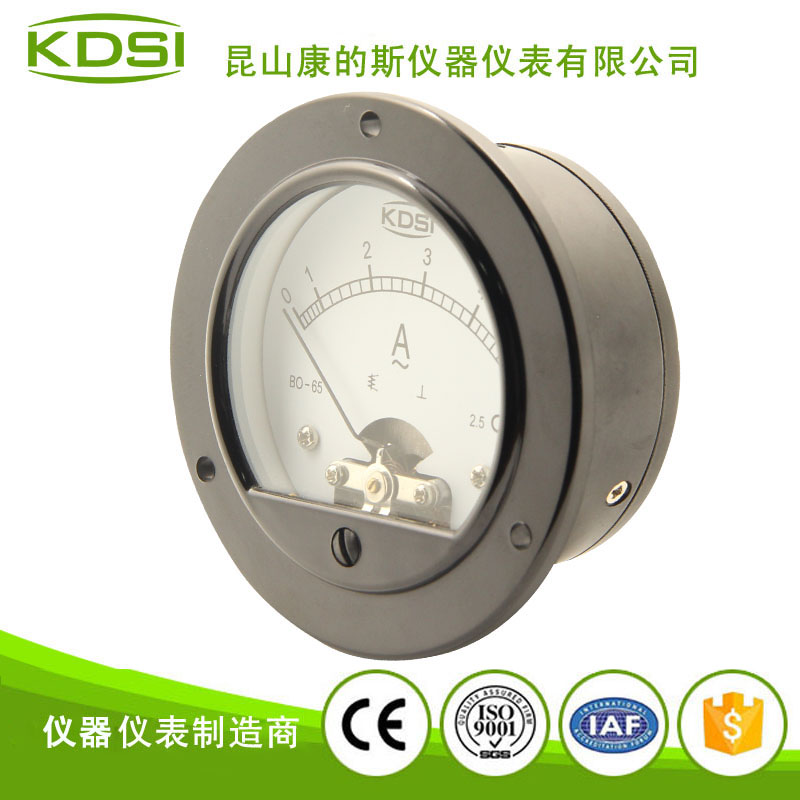 指针式圆形交流电流表 B0-65 AC5A-2