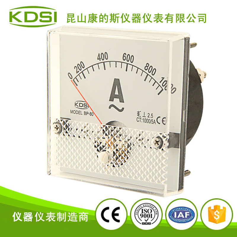 指针式交流电流测量仪 BP-80 AC1000-5A-2