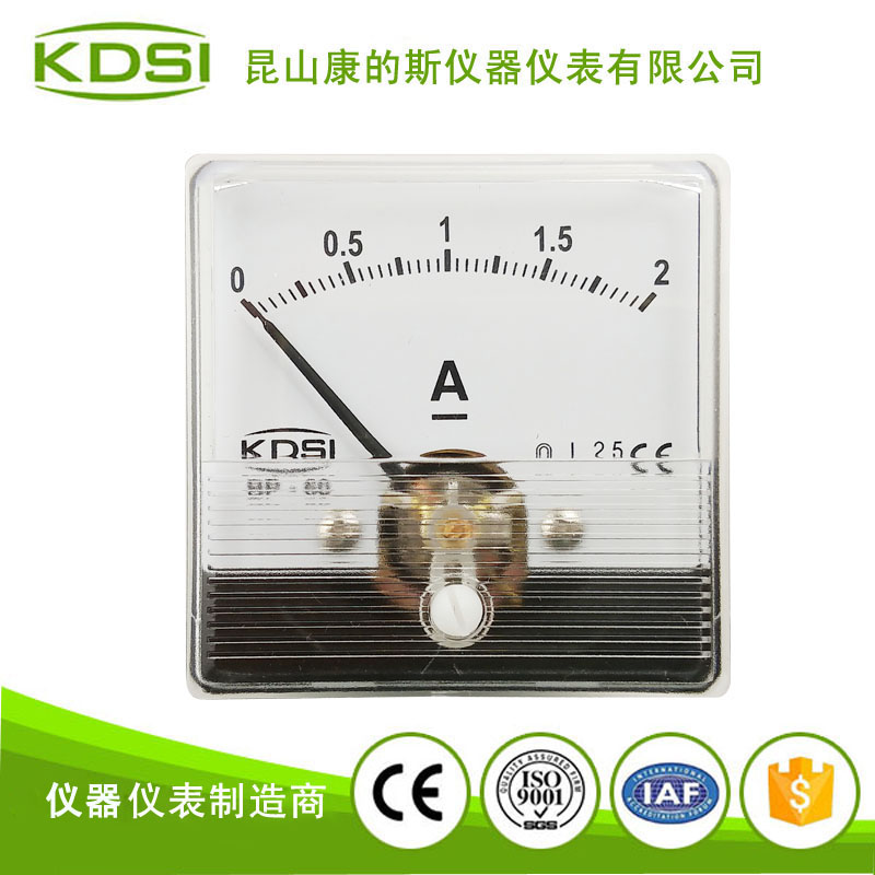 电焊机专用指针式直流电流表 BP-60N DC2A
