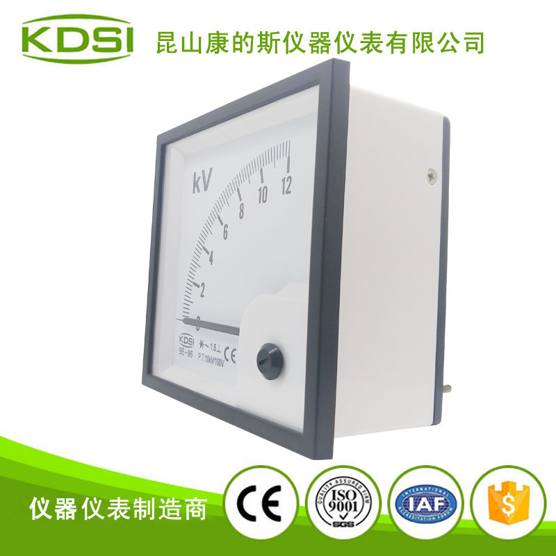 指针式交流必一·运动(BSports)官方网站
 BE-96 AC12KV 10KV-100V整流式-2