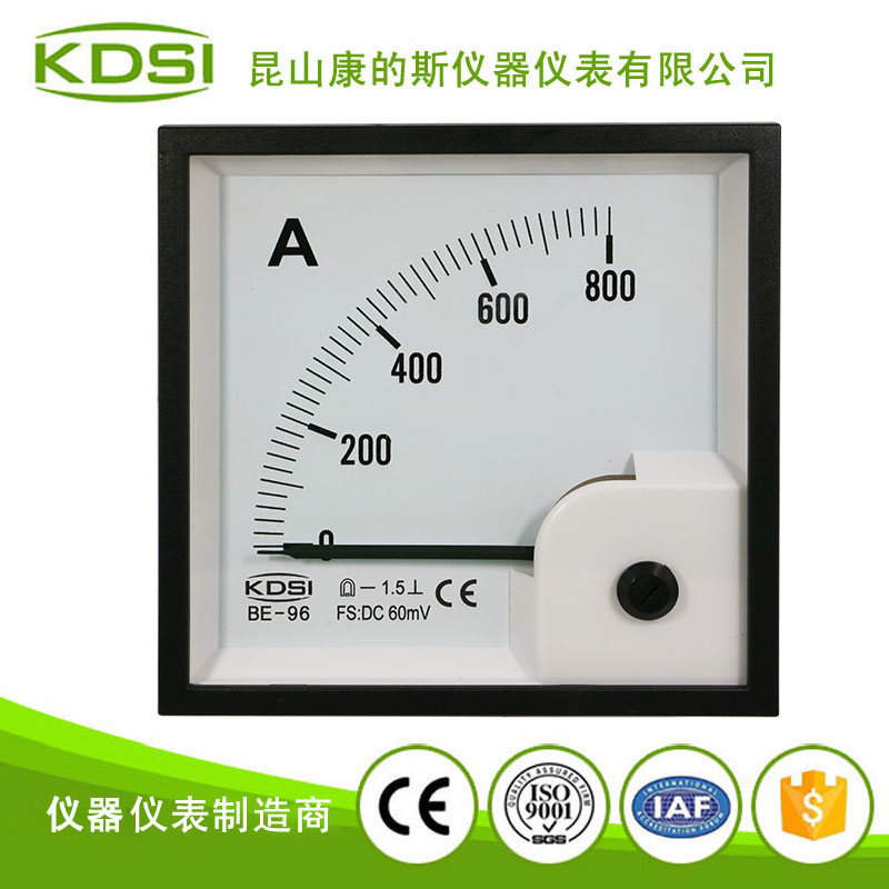 指针式直流电流表BE-96 DC60mV 800A