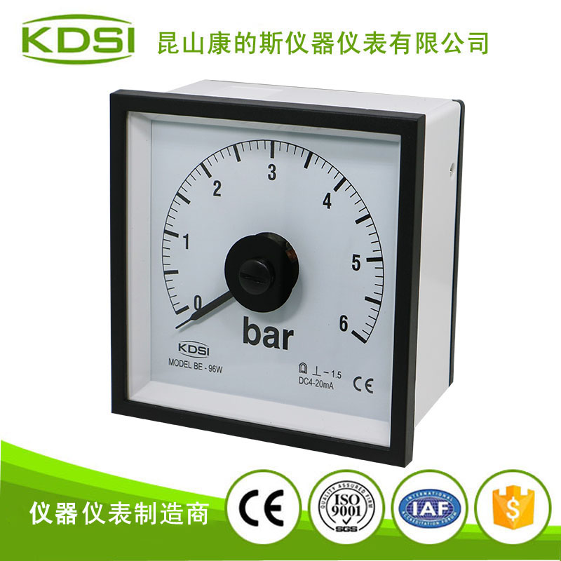 指针式直流电流表BE-96W DC4-20mA 6bar-1