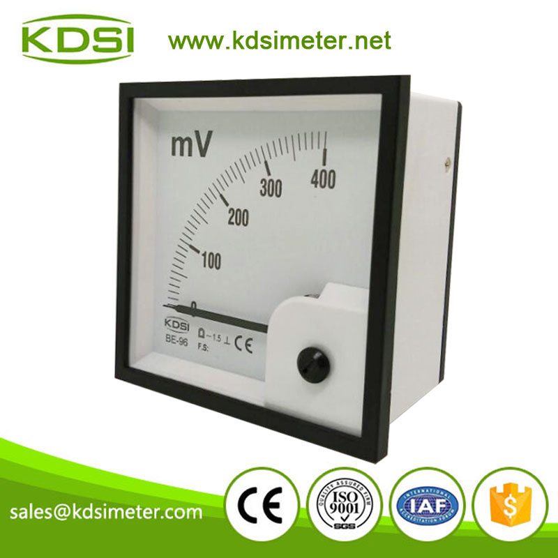 指针式直流必一·运动(BSports)官方网站
 BE-96 DC400mV-1