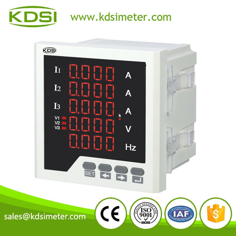 BE96 三相电流电压频率组合表