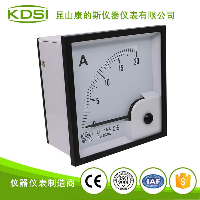 指针式直流电流表 BE-96 DC10V 20A-2