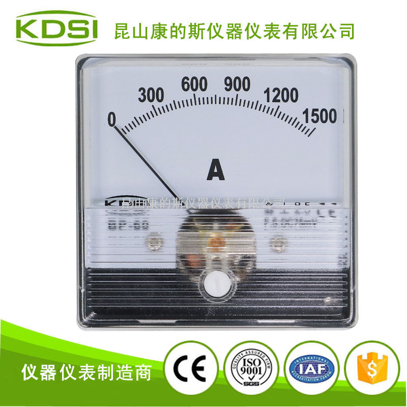 电焊机用指针式直流电流表 BP-60N DC1500A 接分流器