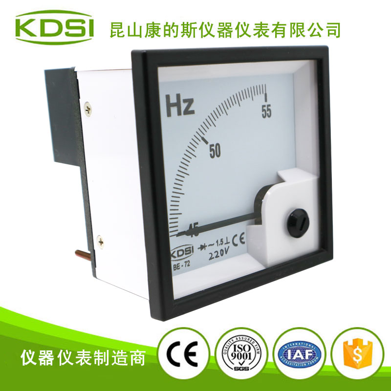 指针式频率表 BE-72 45-55HZ 220V-1