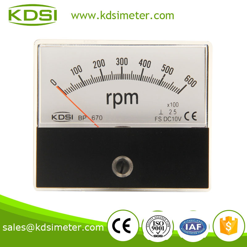 指针式直流必一·运动(BSports)官方网站
转速表 BP-670 DC10V 600RPM