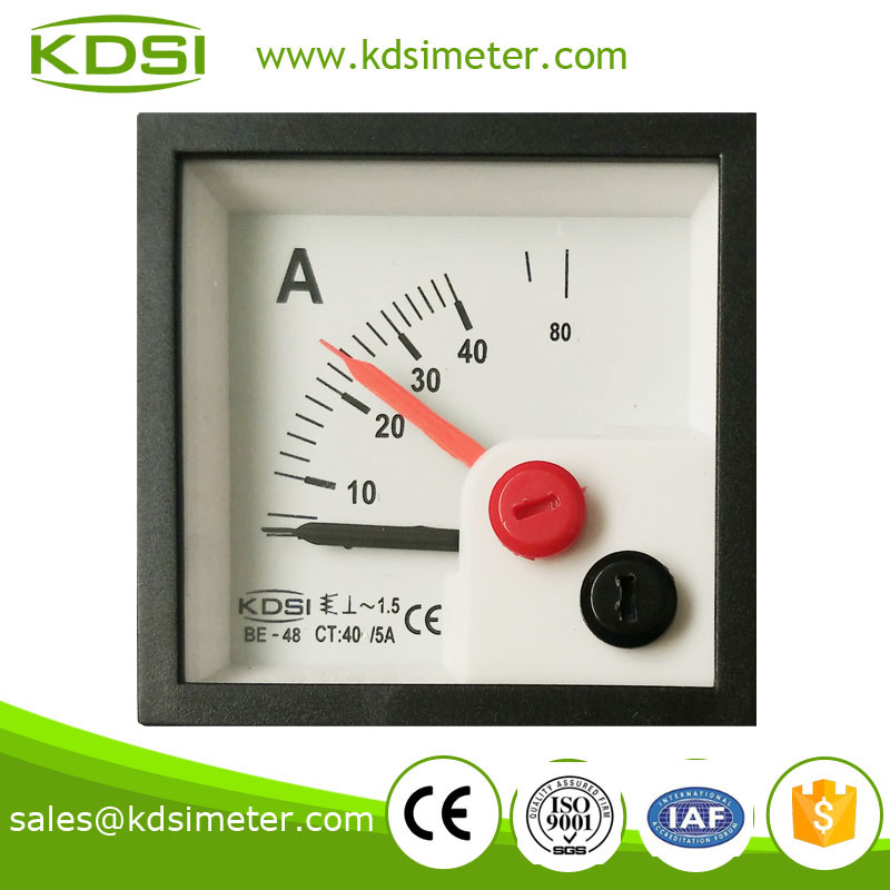 双指针 指针式交流电流表 BE-48 AC40-5A