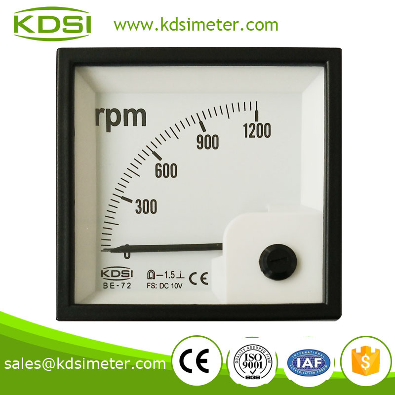 指针式直流电压转速表 BE-72 DC10V 1200RPM