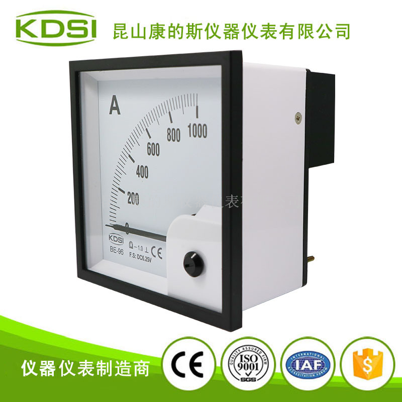 指针式直流电流表BE-96 DC6.25V 1000A 1.0级-1