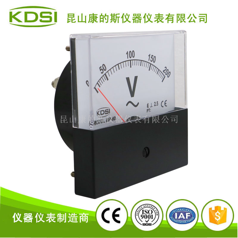 指针式交流电压表BP-80 AC200V黑盖-2