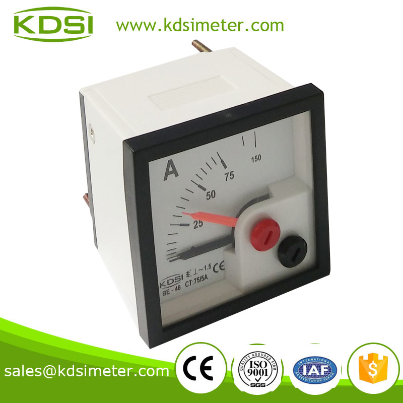 双指针 指针式交流电流表 BE-48 AC75-5A-1