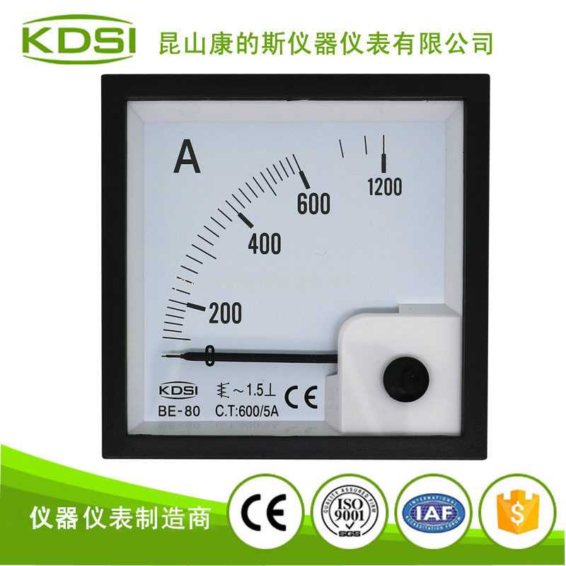 指针式交流电流表BE-80 AC600-5A-1