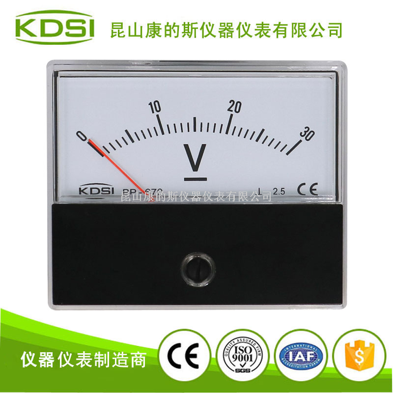 指针式直流必一·运动(BSports)官方网站
BP-670 DC30V