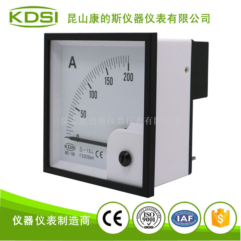 指针式直流电流表BE-96 DC50mV200A-4