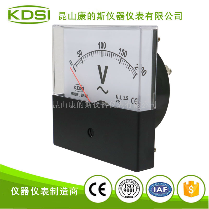 指针式交流电压表BP-80 AC200V黑盖-3