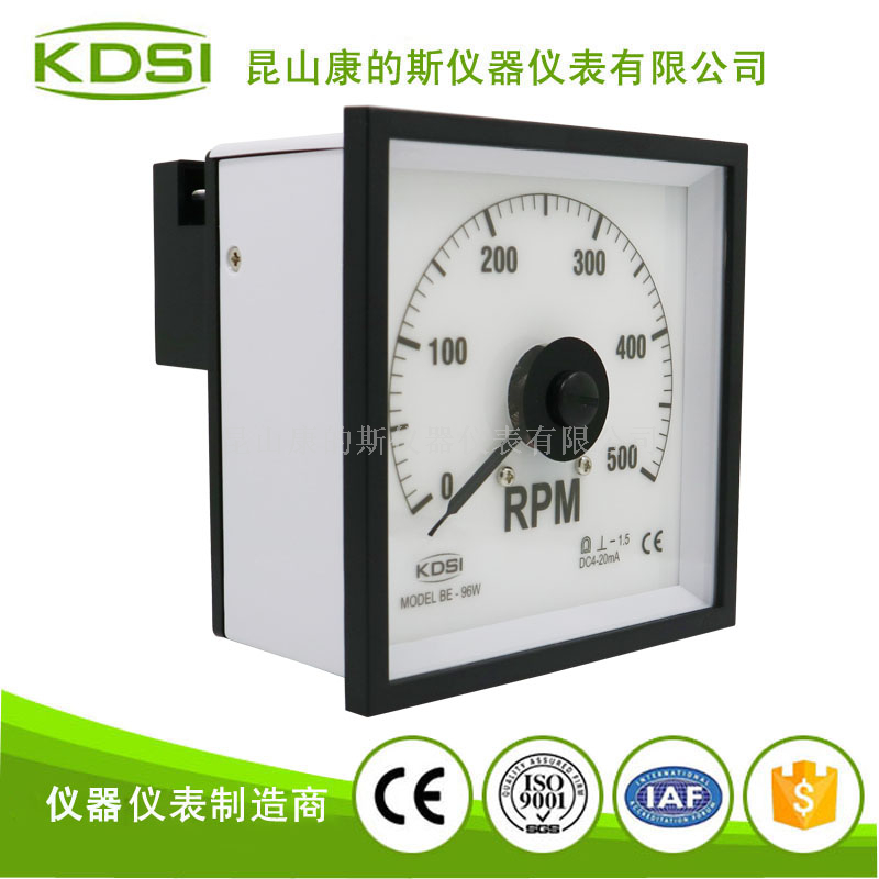 指针式直流电流表BE-96W DC4-20mA 500rpm-2