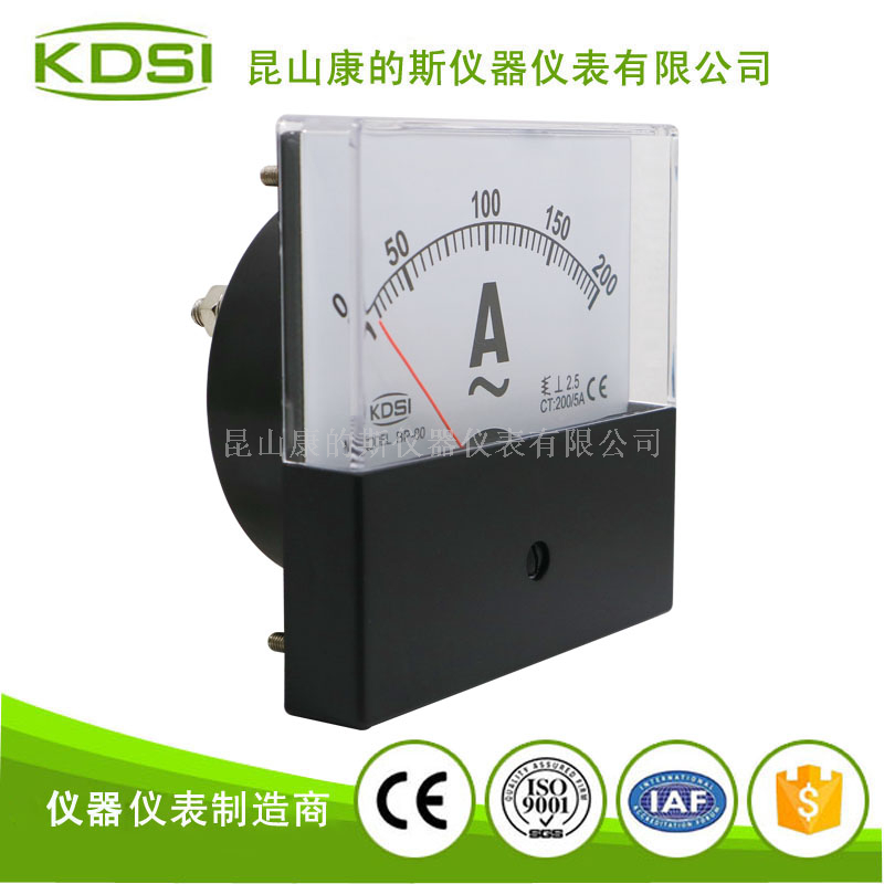 指针式交流电流表BP-80 AC200-5A黑盖-2