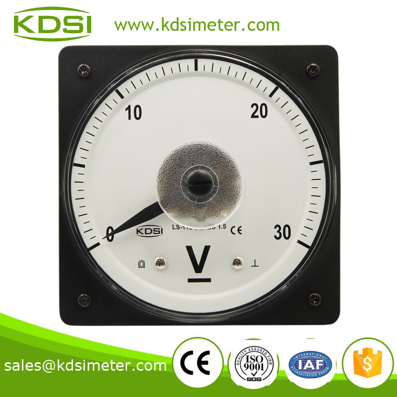 指针式广角度直流伏特表 LS-110 DC30V