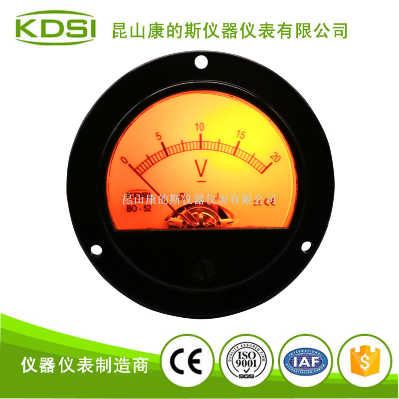 指针式直流必一·运动(BSports)官方网站
BO-52 DC20V黄光