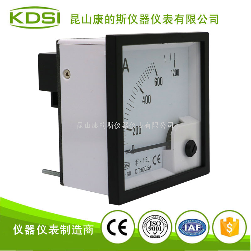 指针式交流电流表BE-80 AC600-5A-2