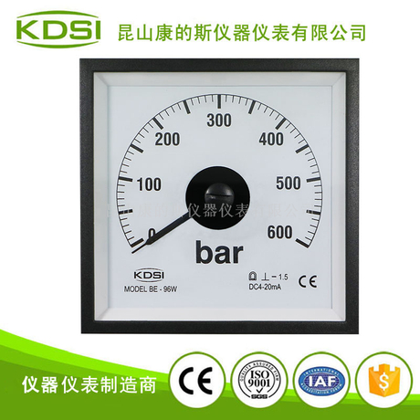 bg视讯厅毫安电流表头BE-96W DC4-20mA 600bar