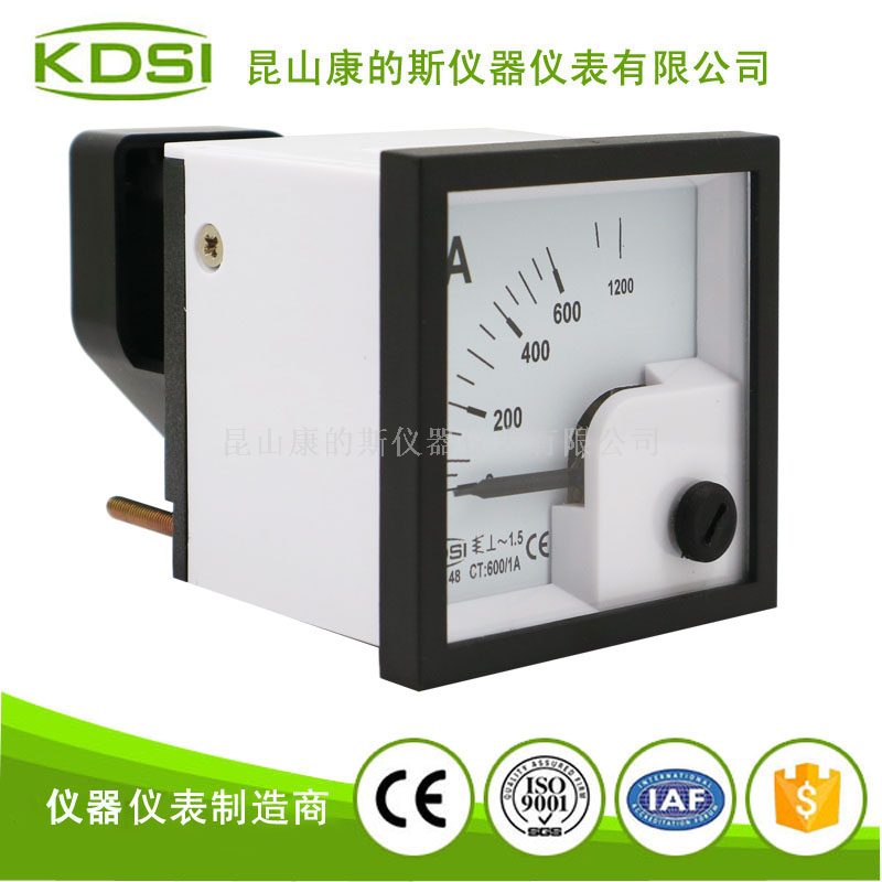 指针式交流电流表BE-48 AC600-1A-2