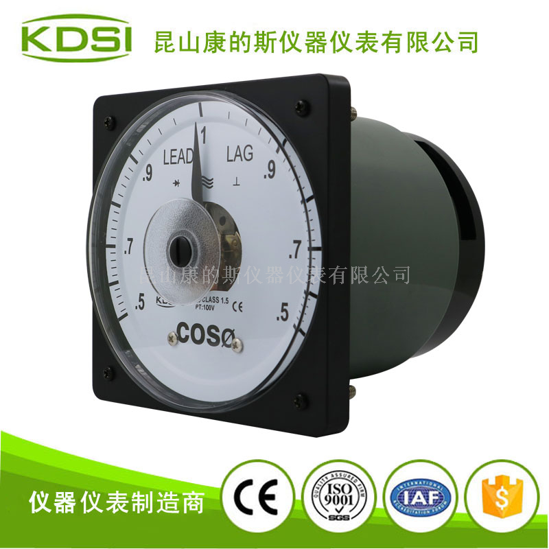 指针式功率因数表LS-110 COS 5A 100V-3