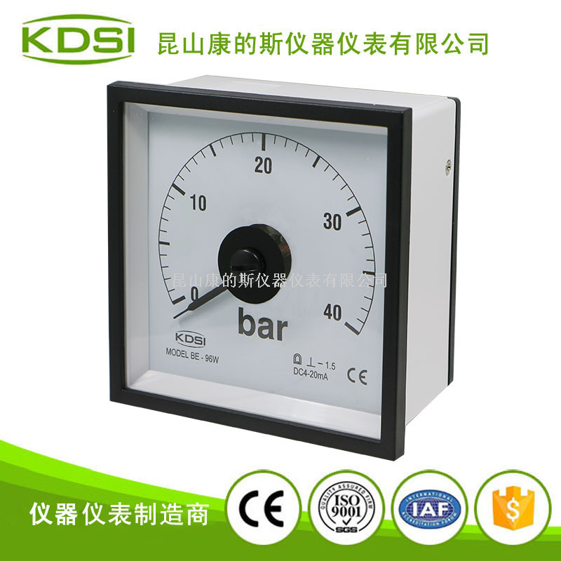指针式直流电流表BE-96W DC4-20mA 40bar-1
