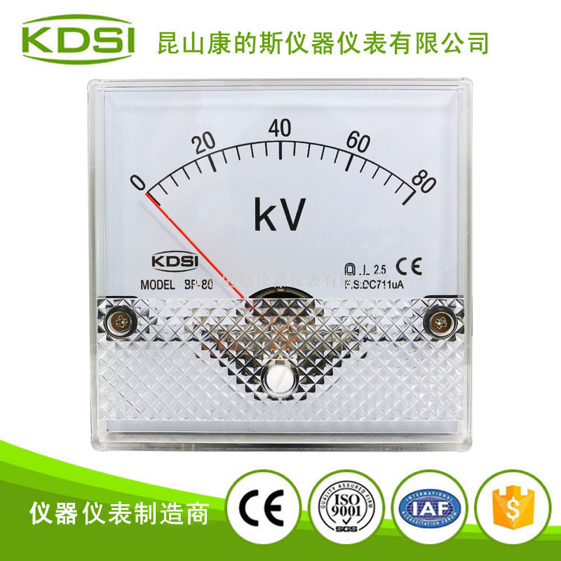 指针式直流必一·运动(BSports)官方网站
BP-80 DC711uA 80KV