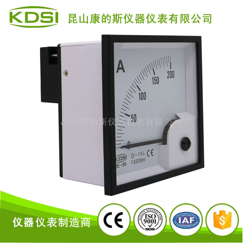 指针式直流电流表BE-96 DC50mV200A-3