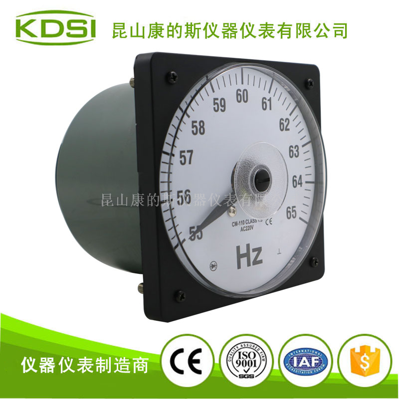 指针式频率表LS-110 55-65HZ 220V-3