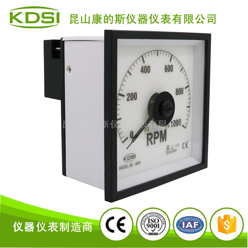 指针式直流电流表BE-96W DC4-20mA 1000rpm-2