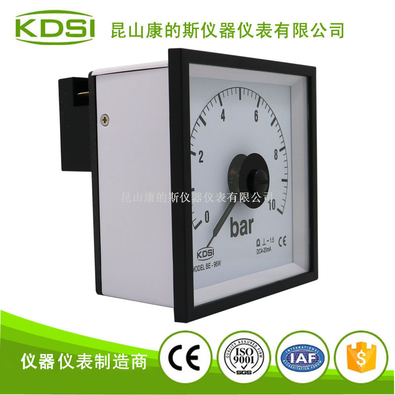 指针式直流电流表BE-96W DC4-20mA 10bar-1