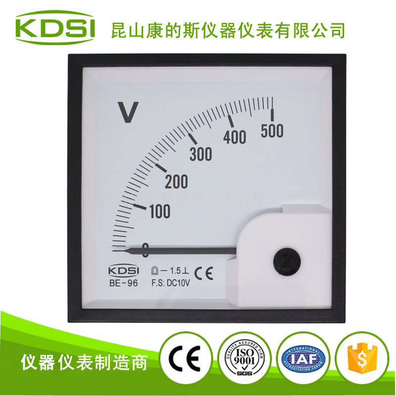 指针式直流必一·运动(BSports)官方网站
BE-96 DC10V 500V-1