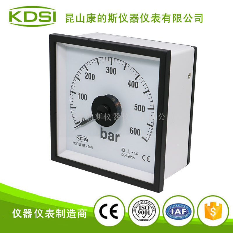 指针式直流电流表BE-96W DC4-20mA 600bar-2