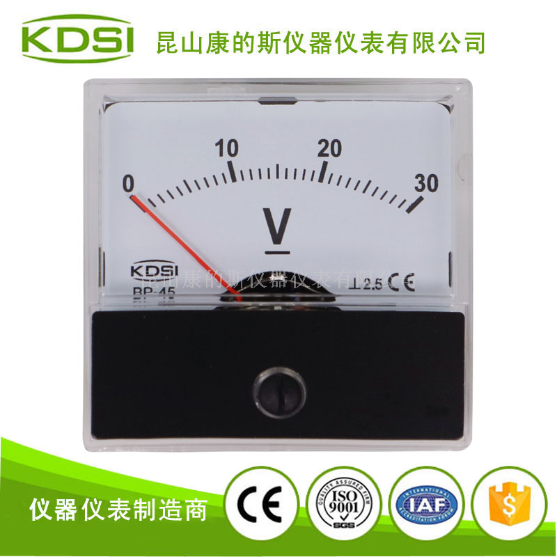 指针式直流必一·运动(BSports)官方网站
BP-45 DC30V-1