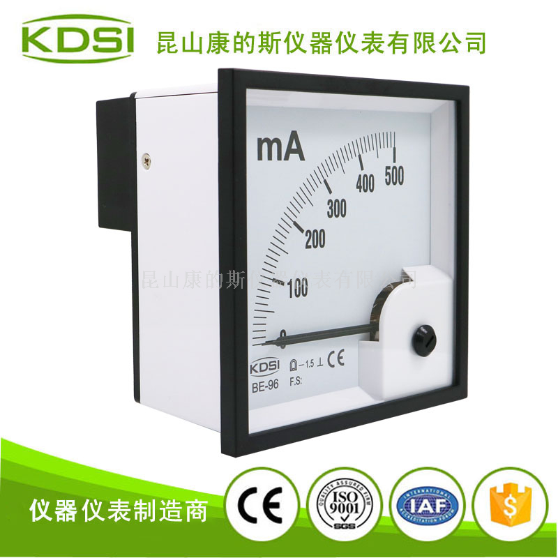 指针式直流电流表BE-96 DC500mA-2