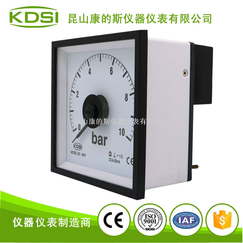 指针式直流电流表BE-96W DC4-20mA 10bar-2