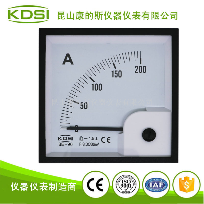 指针式直流电流表BE-96 DC50mV200A-2