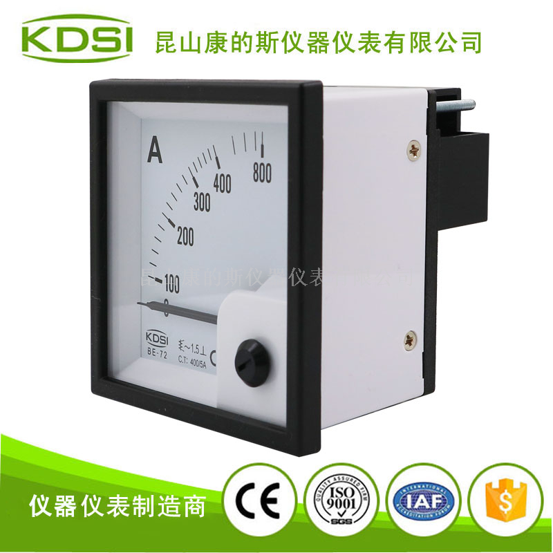 指针式交流电流表BE-72 AC400-5A-3