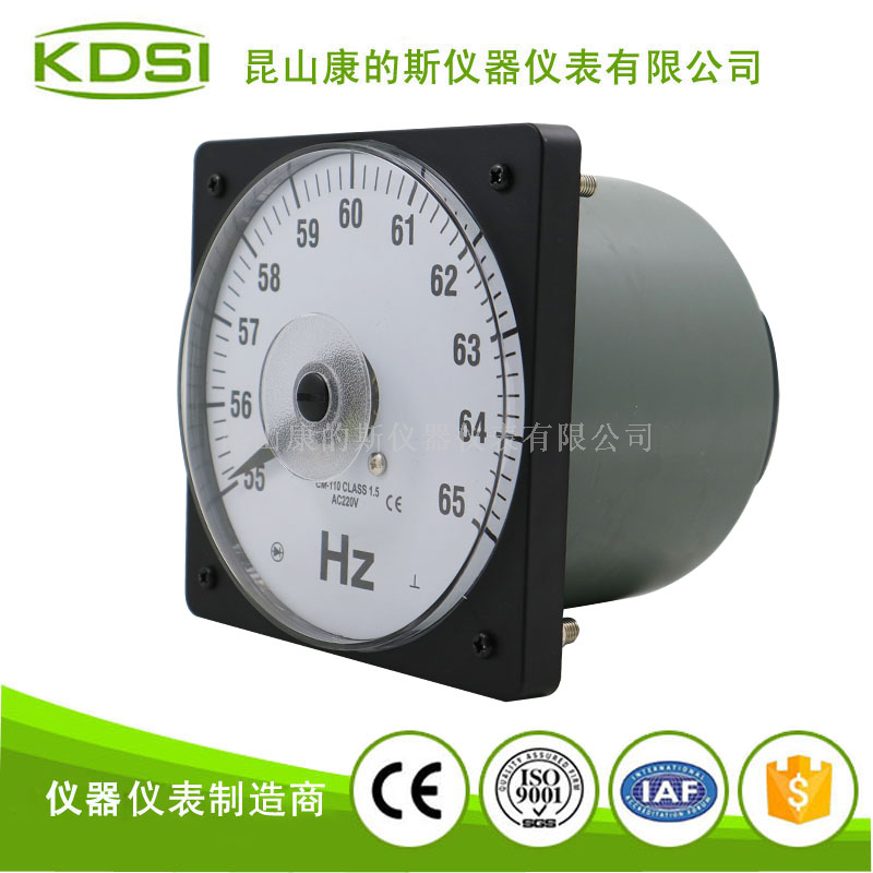 指针式频率表LS-110 55-65HZ 220V-4